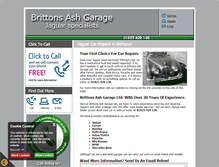Tablet Screenshot of brittons-ash-garage.co.uk
